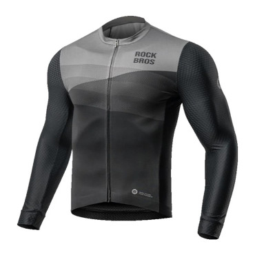 Chemise cyclable à vélo avec manches longues printemps / été xl - noir