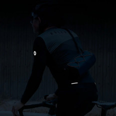 Cykelcyklisteskjorte med lange ærmer Forår / Sommer XL - Sort