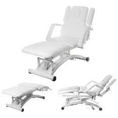 Cama mesa de rehabilitación para masaje controlada por control remoto DIVINE Blanca