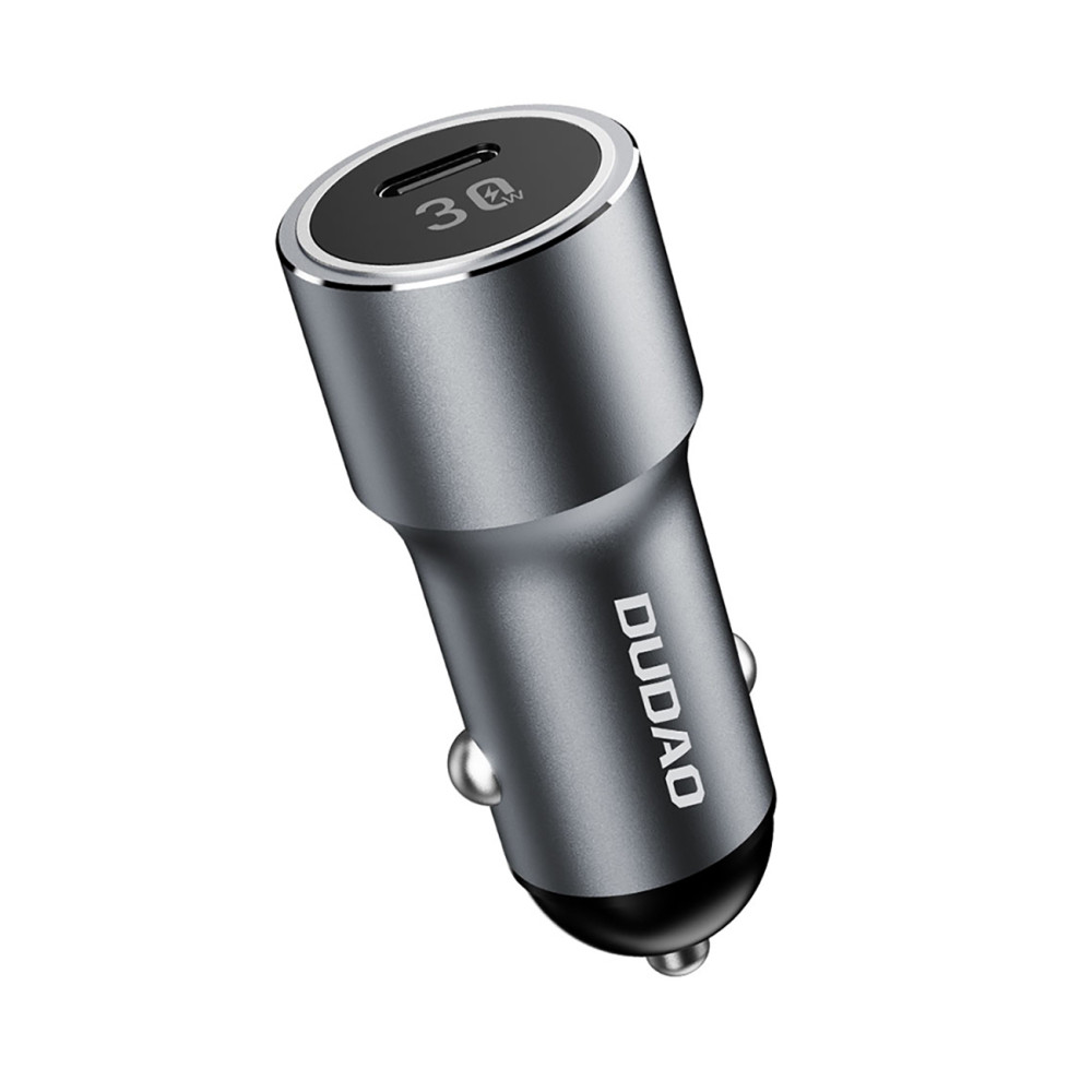 USB-C 30W PD bil lader - Sølv