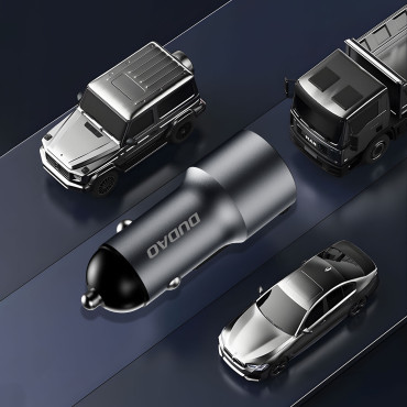 USB-C 30W PD auto lādētājs - sudrabs