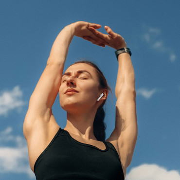 Auriculares inalámbricos TWS Bluetooth 5.3 - Blanco