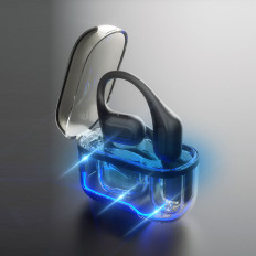 Trådlösa hörlurar U17PRO Eared med Bluetooth 5.3 och ANC - Svart