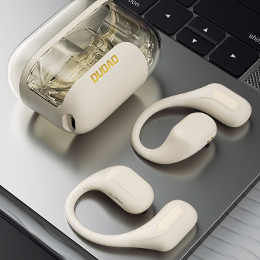 Wireless earphones U17PRO-ear with Bluetooth 5.3 and ANC - white