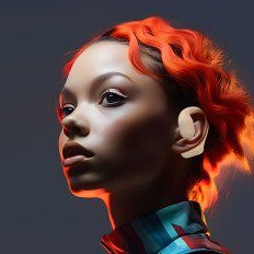 Auricolari wireless U17Pro-orecchio con Bluetooth 5.3 e ANC - Bianco