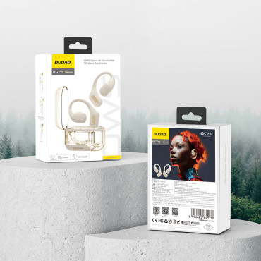 Bezdrôtové slúchadlá U17PRO-EAR s Bluetooth 5.3 a ANC - Biely