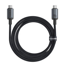 Kabelski kristal Shine USB-C kabel - USB-C USB3.2 100W 20Gbps 1.5m - crno