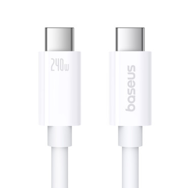 Kábel Superior 2 kábel USB-C - USB-C USB4 240W 1.8m - biela