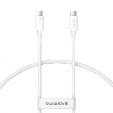 Καλώδιο Superior 2 καλώδιο USB-C - USB-C USB4 240W 1.8m - λευκό