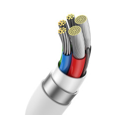 Kabelový vynikající 2 USB-C kabel - USB-C USB4 240W 1.8m - bílý