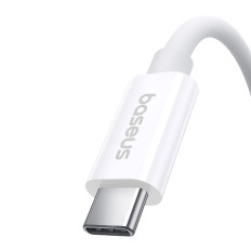 Καλώδιο Superior 2 καλώδιο USB-C - USB-C USB4 240W 1.8m - λευκό
