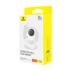 3in1 Universal kabel USB-C - Lyn / USB-C / Micro USB 100W 1.1m - hvid