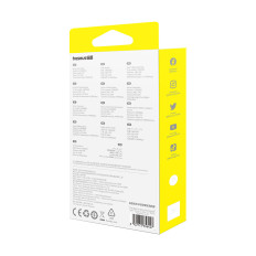 3in1 Univerzálny kábel USB-C - Lightning / USB-C / Micro USB 100W 1.1m - biela