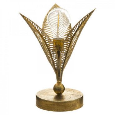 Gold metal leaf LED lamp,...