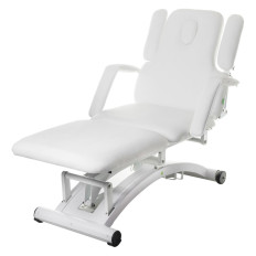 Bed rehabilitation table for massage controlled pilot Divine white