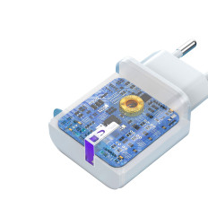 Nätverksladdare för USB-A 18W - Vit