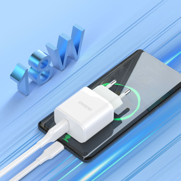 Nätverksladdare för USB-A 18W - Vit