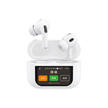 U19 Slušalke VOS TWS WIRELESS Bluetooth 5.3 z LED zaslonom - bela