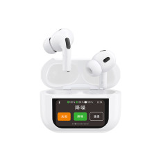 U19 Kuulokkeet EAR TWS Wireless Bluetooth 5.3 LED-näytöllä - valkoinen