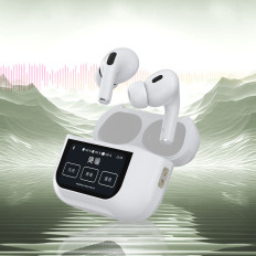 U19 Slušalke VOS TWS WIRELESS Bluetooth 5.3 z LED zaslonom - bela