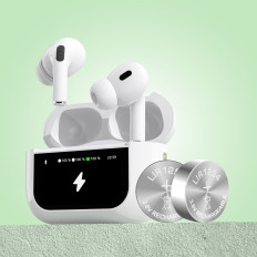 U19 Slušalke VOS TWS WIRELESS Bluetooth 5.3 z LED zaslonom - bela