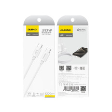 Kabel L4C Kabel USB-C - USB-C 30W 480MB / s 2m - Vit