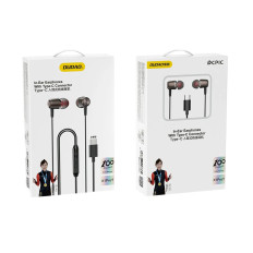 Okusne slušalke z mikrofonom in USB-C 12 M - Black Daljinski upravljalnik