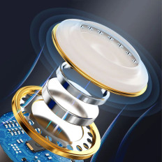 Auricolari cablati con microfono e USB-C 12 M - Telecomando nero