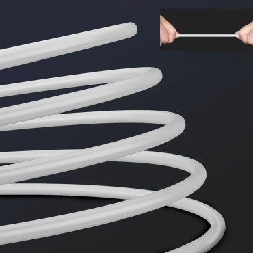 Cuffie in-ear cablate con microfono e telecomando USB-C 12 m - Bianco