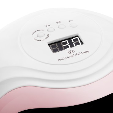 Lampe UV LED GLOW V7 168W — gros plan commandes
