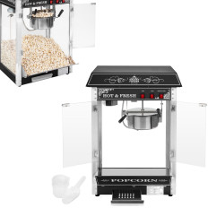 Macchina professionale per popcorn efficiente per popcorn Velignial 230V 1.6KW Nero