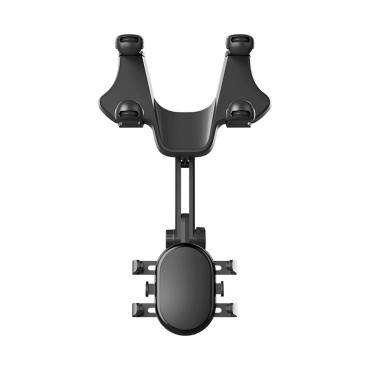 Držiak pre telefón pre auto na spätnom zrkadle Rameno 18cm - čierna