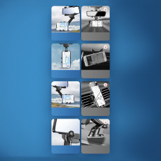 Holder for the phone for the car on the rearview mirror Shoulder 18cm - black