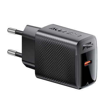 A102 GAN USB-C PD 30W - črna