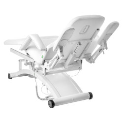 Bed rehabilitation table for massage controlled pilot Divine white