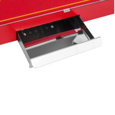 Professional Tehokas Mobile Popcorn kone 230 V: n 1.5kW punaisella pyörätuolilla