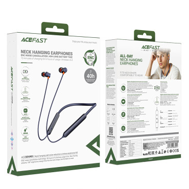 N2 ENC BLUETOOTH 5.3 Brezžične slušalke 5.3 z vratom - modri trak