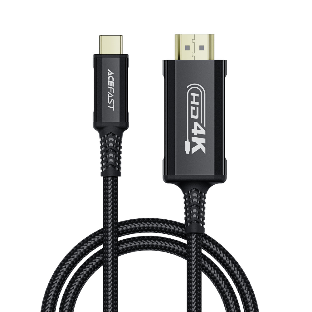 Kabel Audio-Video Draad USB-C - HDMI 4K 60HZ HDR 1.8m - Zwart