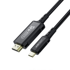 Kabelski avdio-video Wire USB-C - HDMI 4K 60Hz HDR 1.8m - Črna