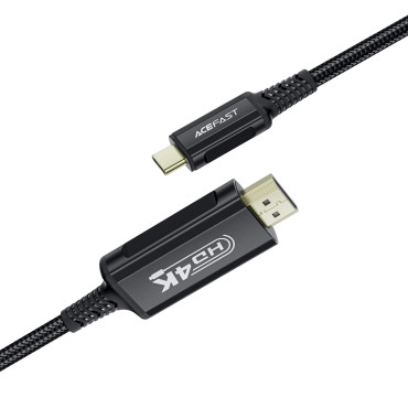 Kabel Audio-Video Draad USB-C - HDMI 4K 60HZ HDR 1.8m - Zwart