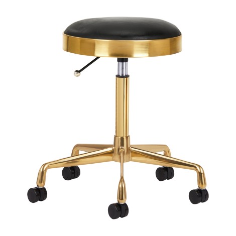 Sgabello Cosmetico H7 Oro Nero — vista frontale
