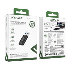 USB-C-adapter för USB-A 3,0 (Male) 5GB / S - Svart