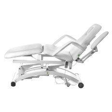 Bed rehabilitation table for massage controlled pilot Divine white