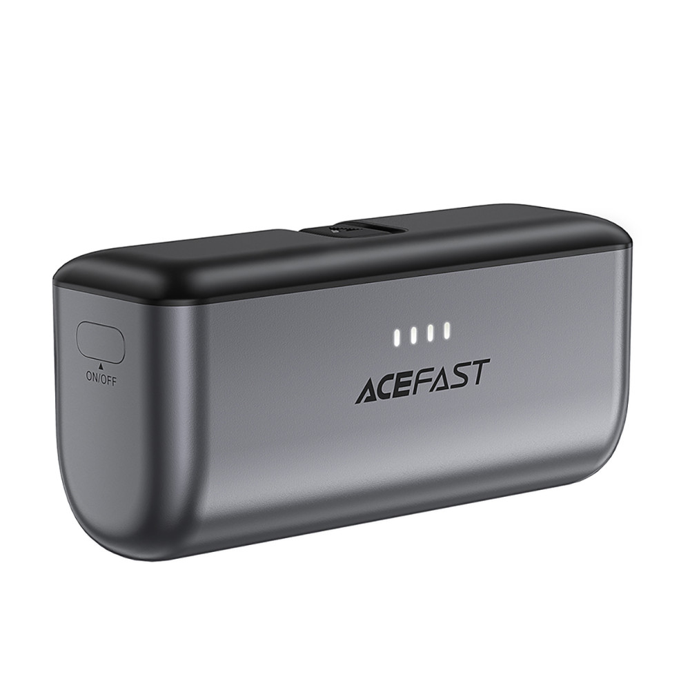 Mini powerbank 5000mAh para o telefone USB-C 20w - preto