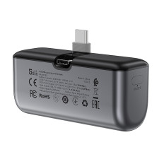 Mini powerbank 5000mAh para o telefone USB-C 20w - preto
