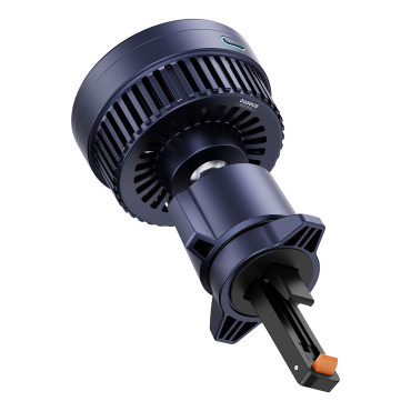 Soporte de automóvil Magpro en un gráfico de aire a cuadros con cargador de inducción Qi2.0 15W - Negro