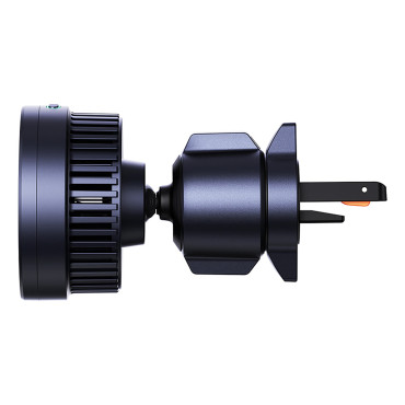 Soporte de automóvil Magpro en un gráfico de aire a cuadros con cargador de inducción Qi2.0 15W - Negro
