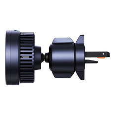 Soporte de automóvil Magpro en un gráfico de aire a cuadros con cargador de inducción Qi2.0 15W - Negro