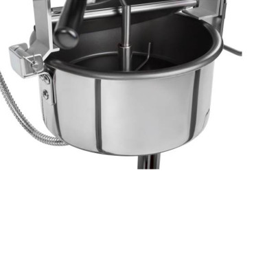 Professioneller effizienter Popcorn-Maschinen-FASTENNIAL 230V 1.6kw schwarz