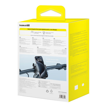 Magnetisk håndtak på rattakselen SCOOTER SCOOTER MOTOR PRIMETRIP - Svart